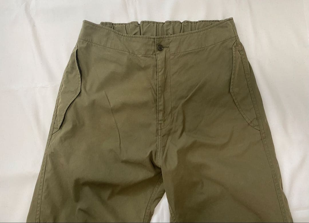 Deuxieme Classe militaryカーゴパンツ サイズ38 カーキ