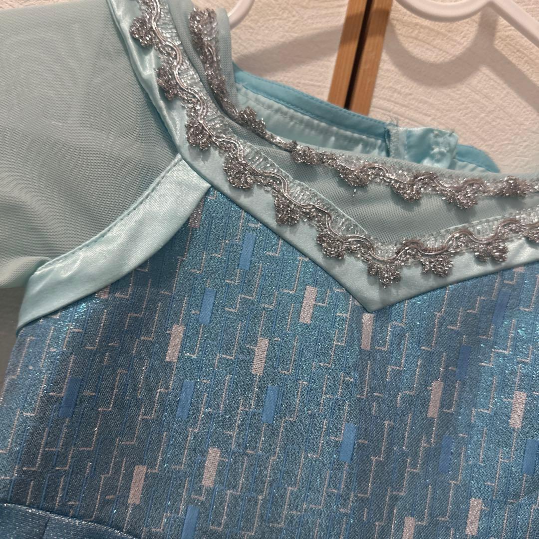 アナと雪の女王　エルサ　ビビディバビディブティック　ドレス　100