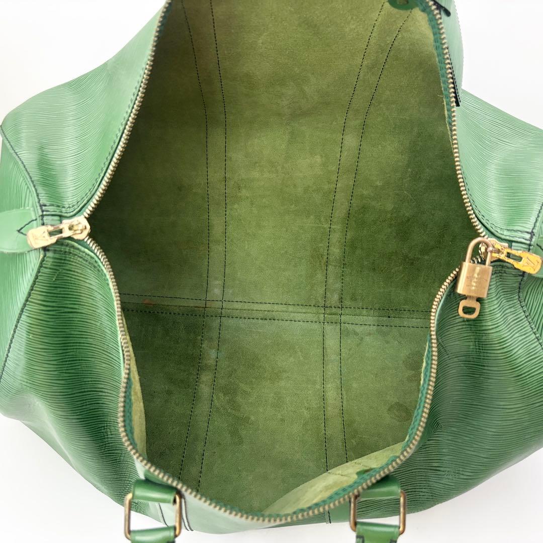ルイヴィトン M 42964 エピ キーポル50 ボストンバッグ グリーン