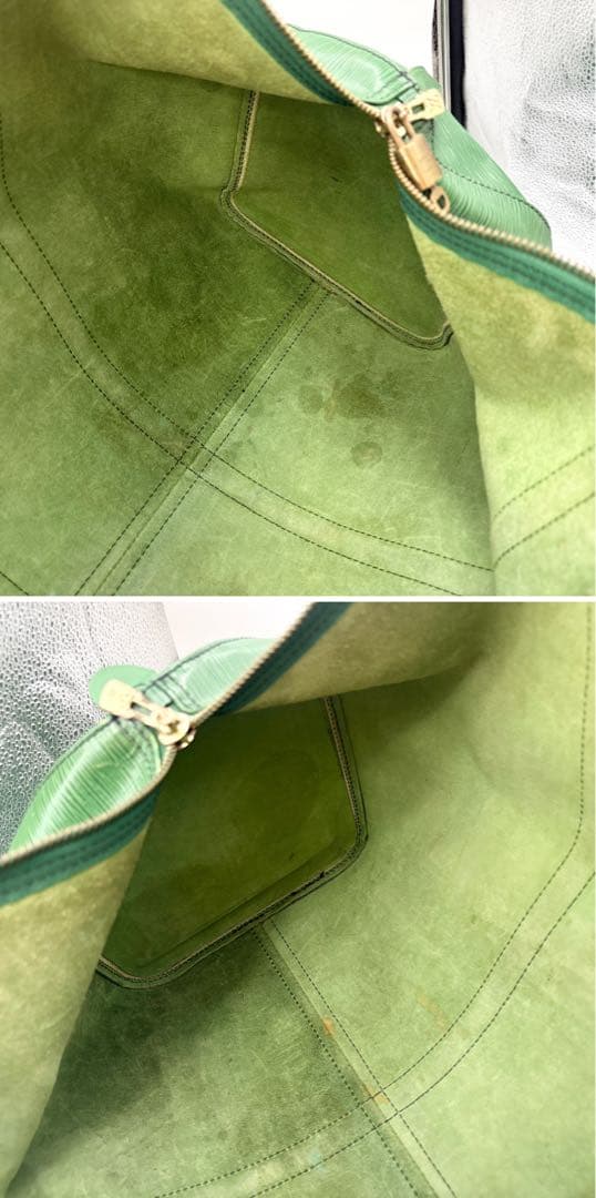 ルイヴィトン M 42964 エピ キーポル50 ボストンバッグ グリーン