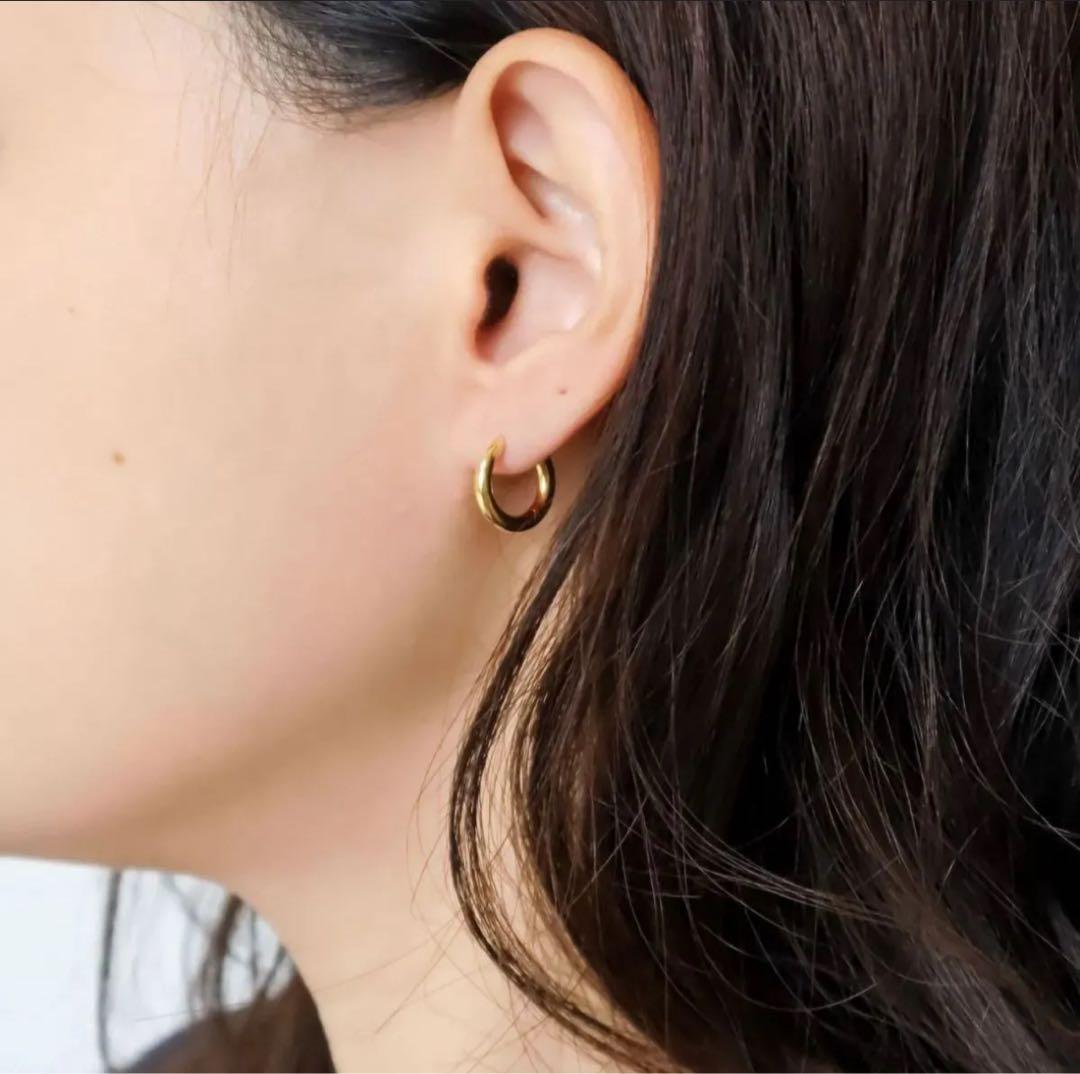 【片耳】TOM WOOD CLASSIC HOOPS SMALL GOLD