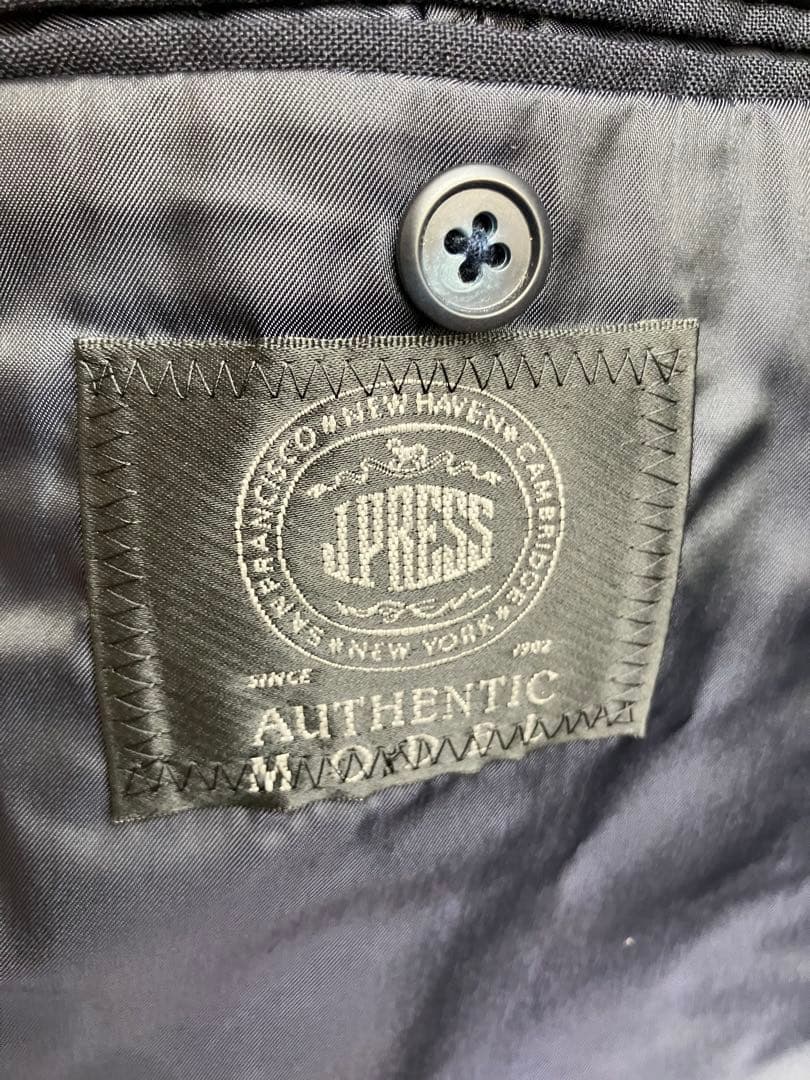 J.PRESS ２代目タグ ダブル 紺ブレ 金ボタン ウール 175