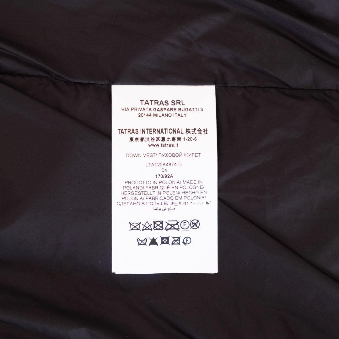 TATRAS タトラス ZALAGA ザラガ ダウンベスト ブラック ファーLL