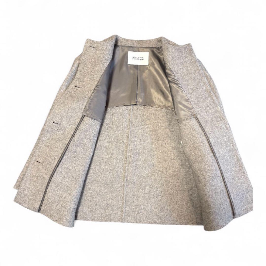 23AW✨【MACKINTOSH PHILOSOPHY 】ノーカラージャケット