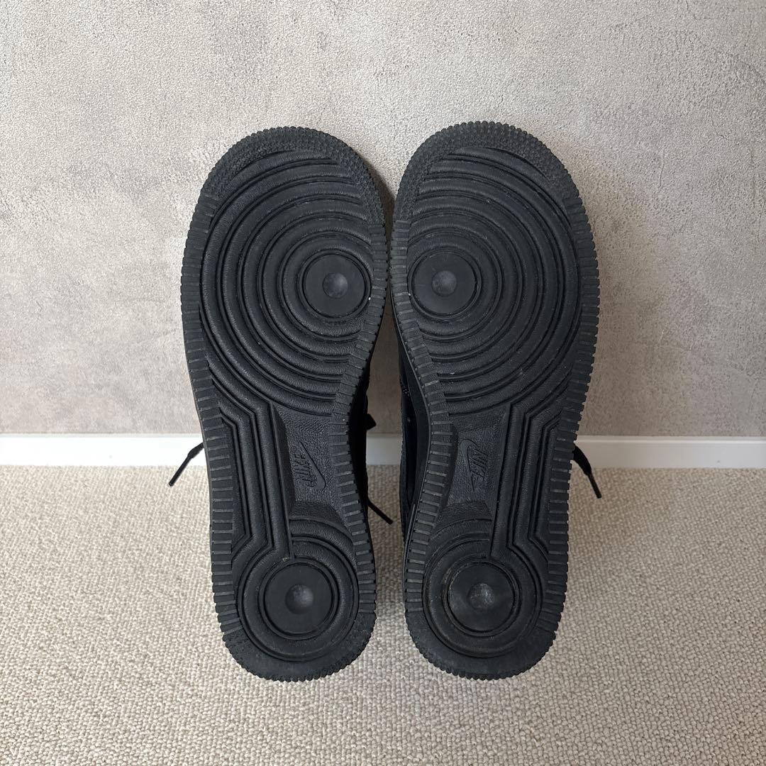 ナイキエアフォース1 ブラック 24センチ