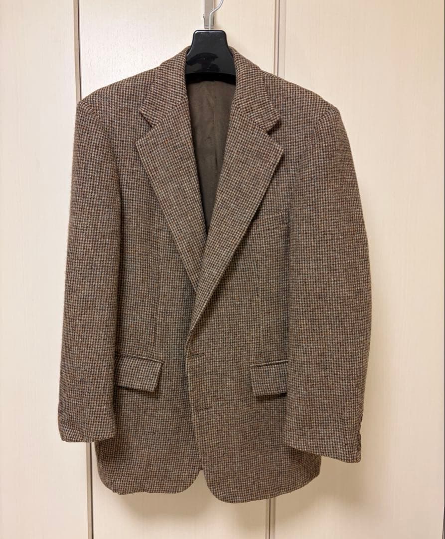 80s ラルフローレン ツイード テーラードジャケット 40R ヴィンテージ