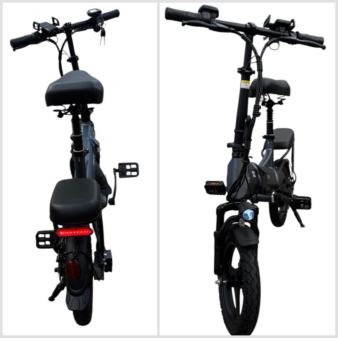 美品G-force G14 チェーンレス電動アシスト 折り畳み 自転車