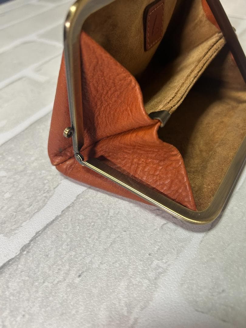 土屋鞄製造所　トーンオイルヌメ がま口 財布