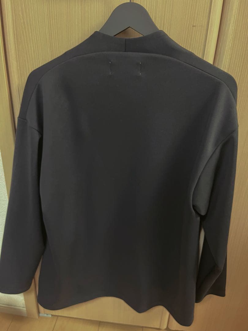 【SUAVELE 】【完売品】 ブラック ノーカラージャケットセットアップ