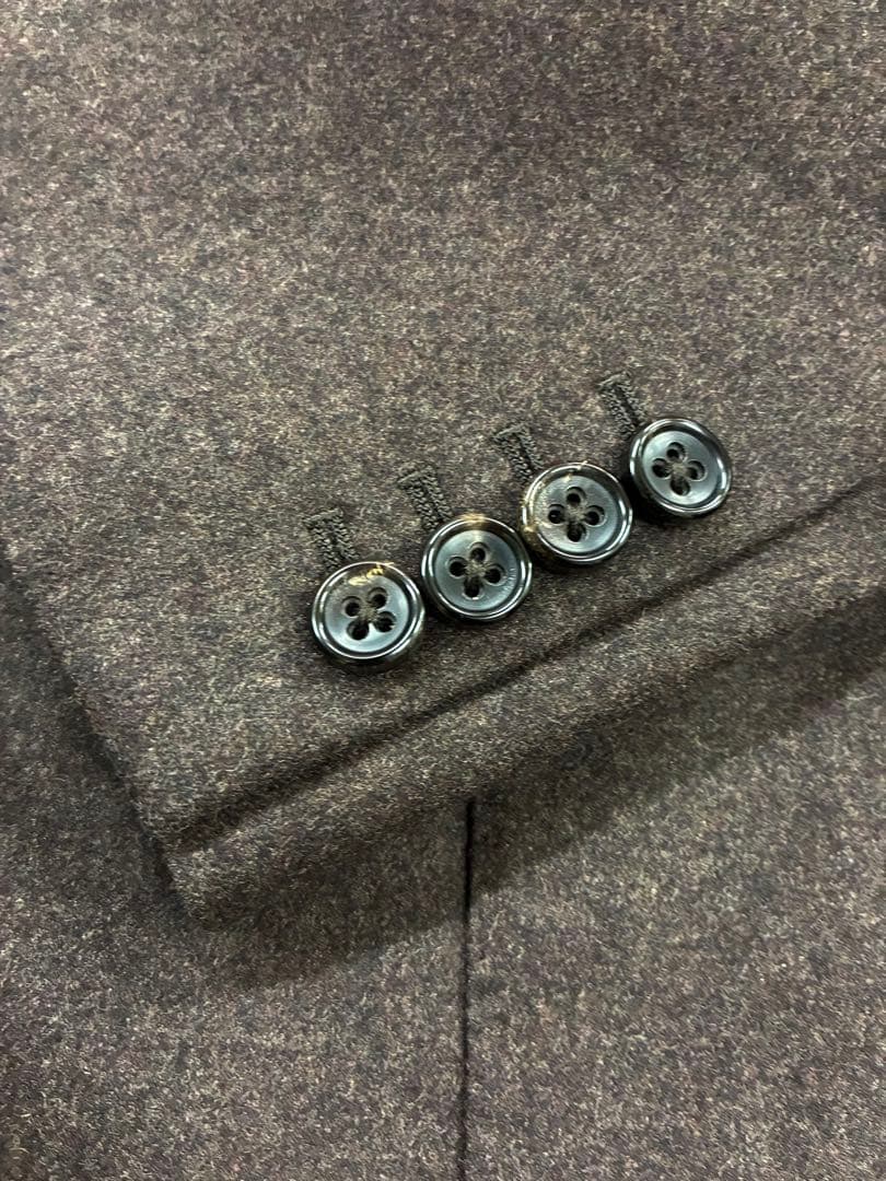 maatee&sons フランネルテーラードジャケット size 2 Brown