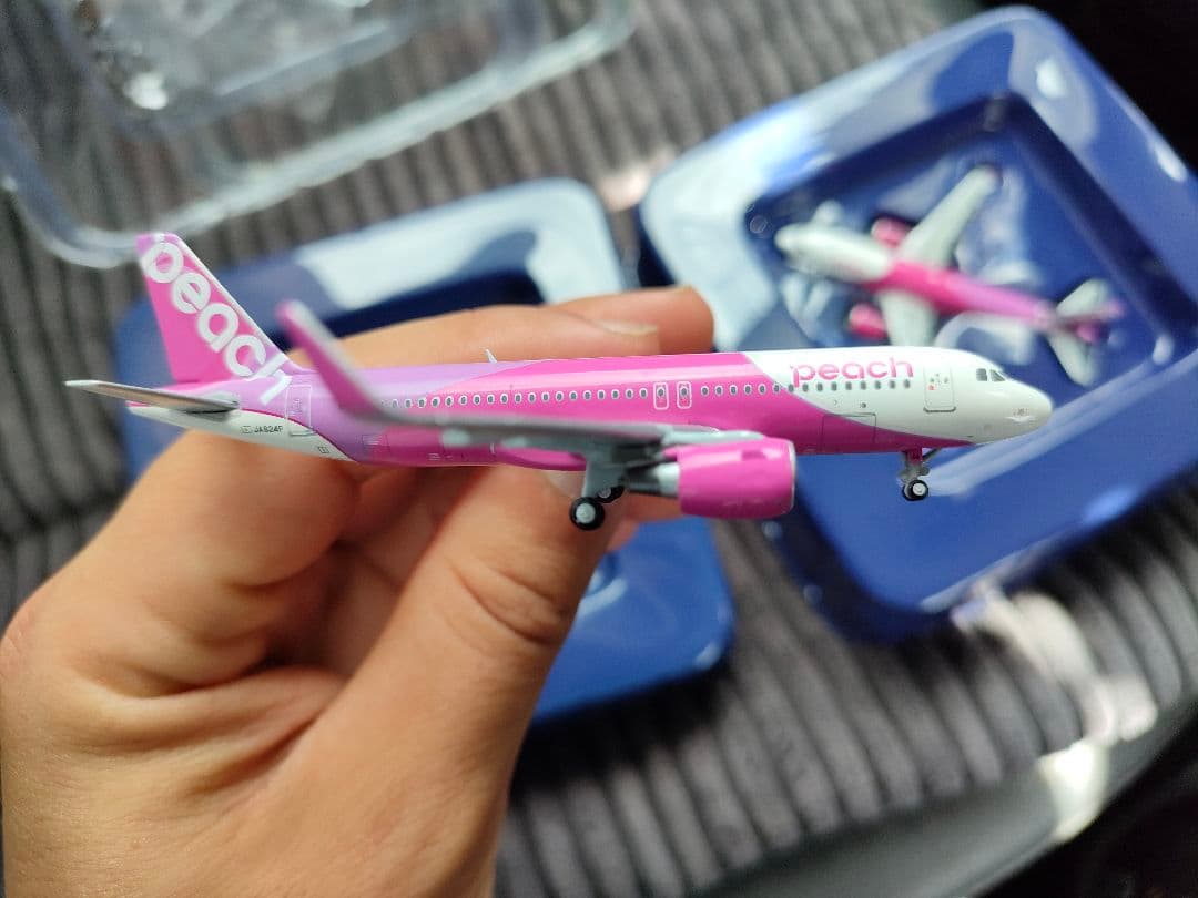 peach航空機モデル 2個セット　A320 1/400
