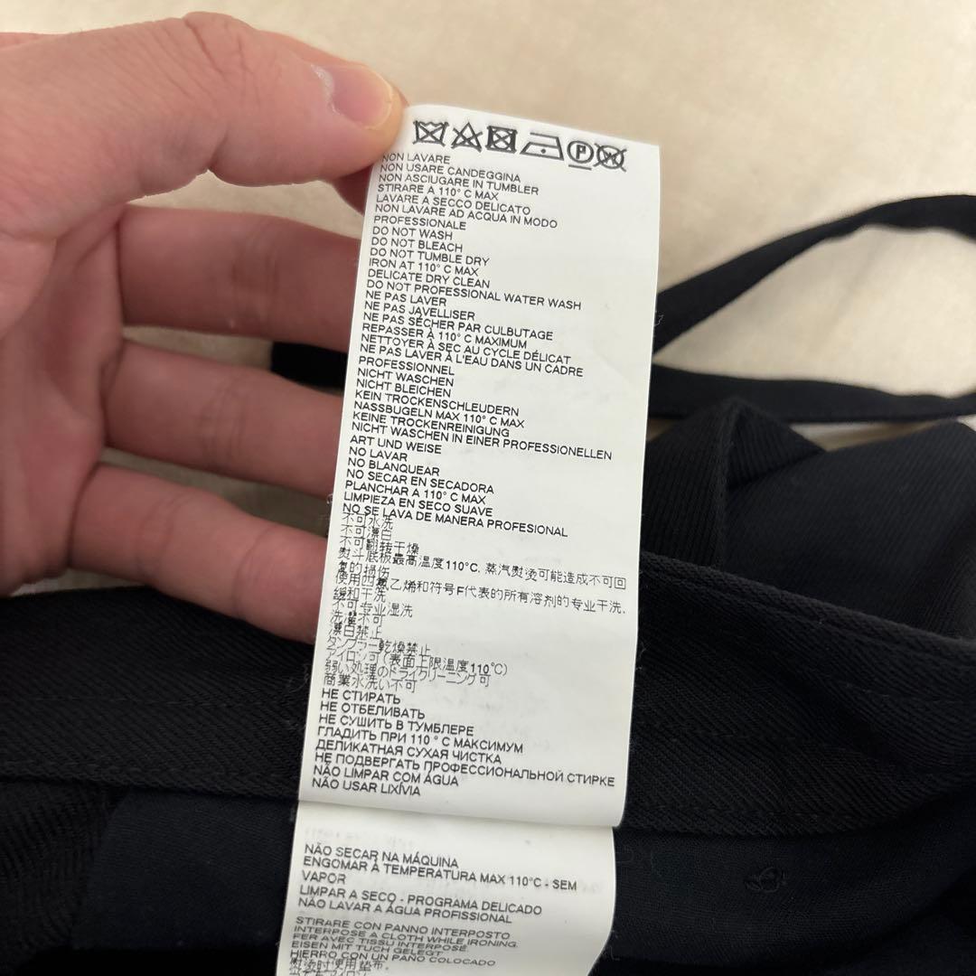 メゾンマルジェラ　Maison Margiela スラックス　ブラック