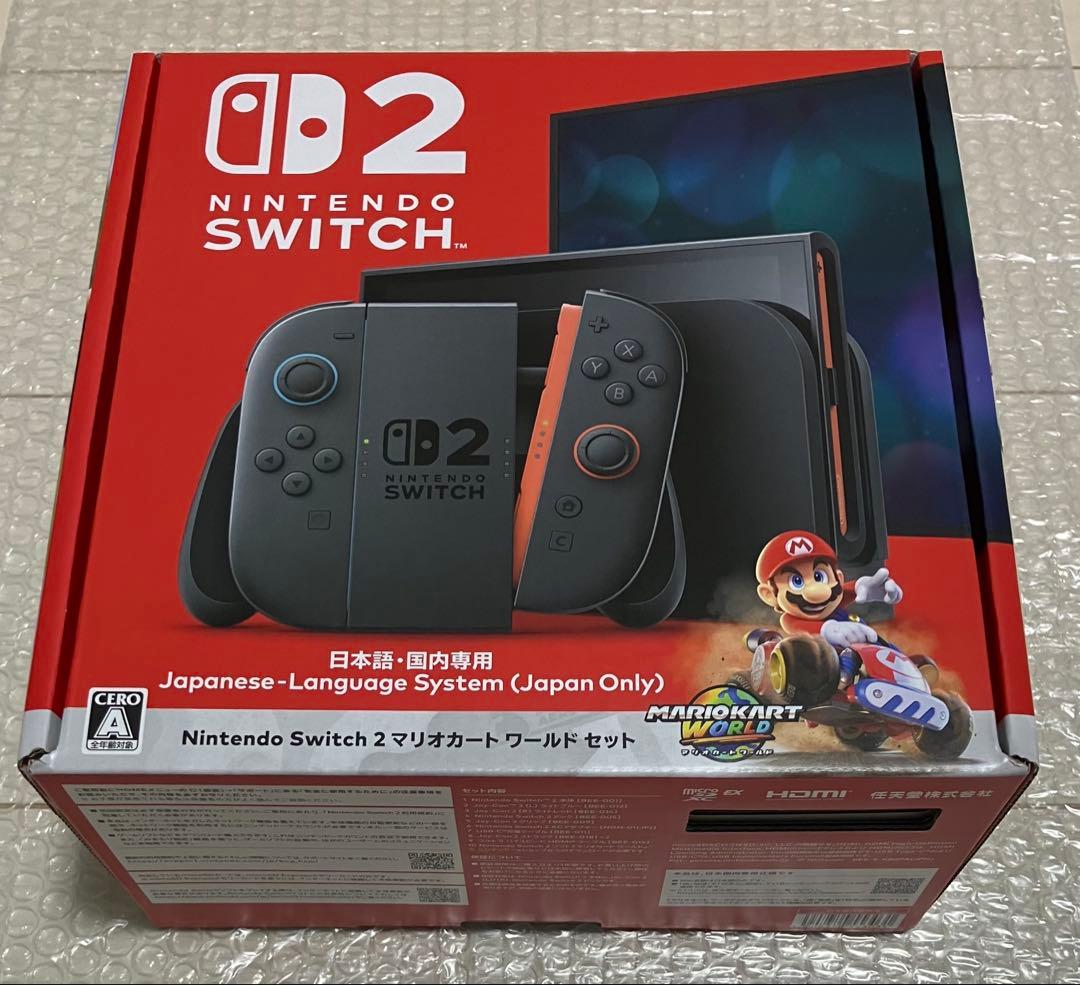 箱に傷有り 納品書付 未開封 ニンテンドースイッチ2 本体 マリオカートワールド