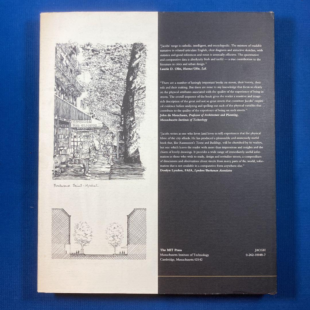 洋書 Great Streets Allan B. Jacobs