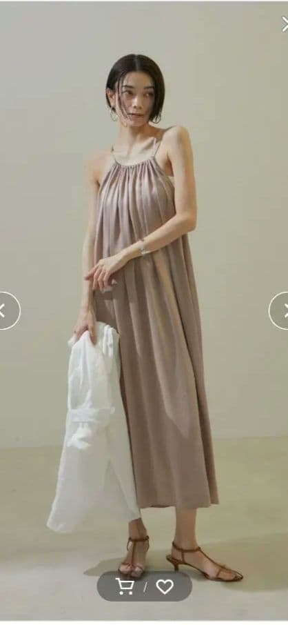 ros_marinas様[24SS]GENTLE SILK2WAYキャミワンピ