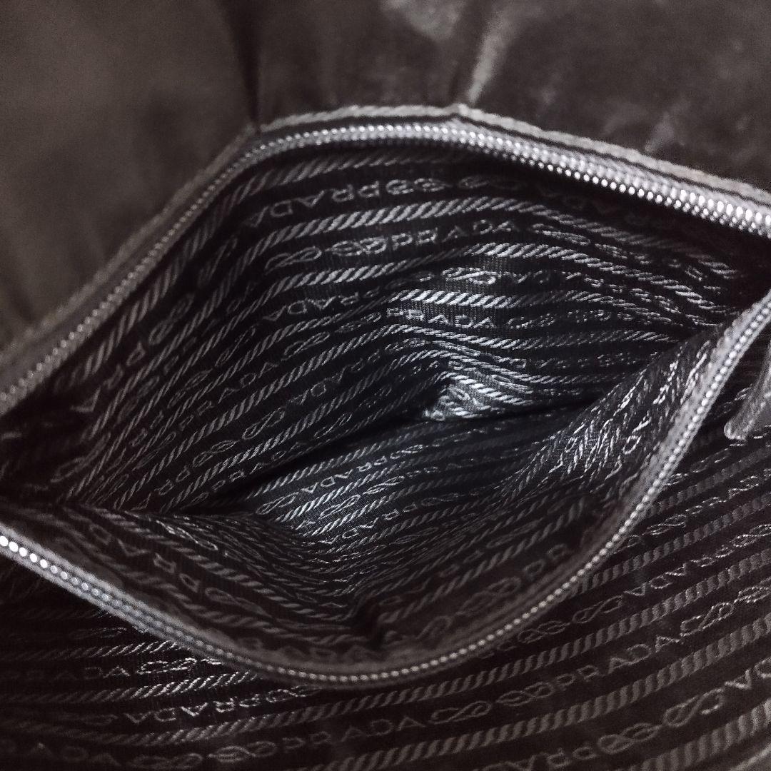 美品☆　プラダ　チェーン　ショルダーバッグ　ギャランティカード付き