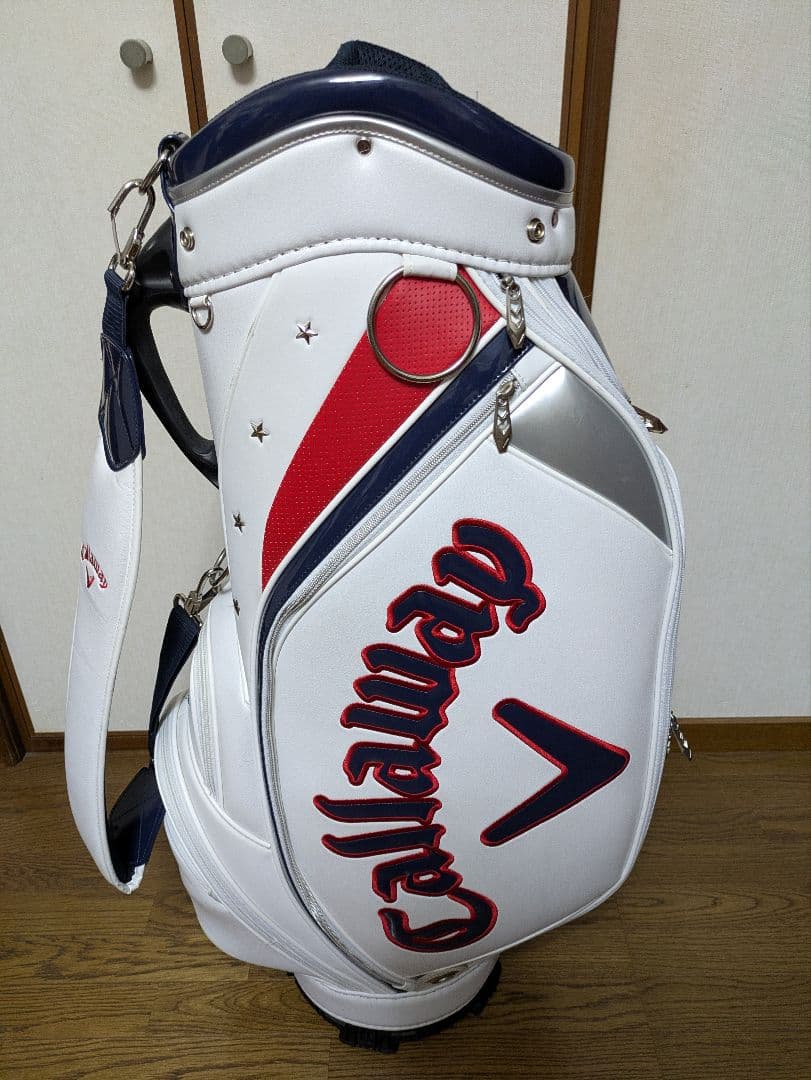 Callaway キャディバッグ ホワイト/レッド/ネイビー