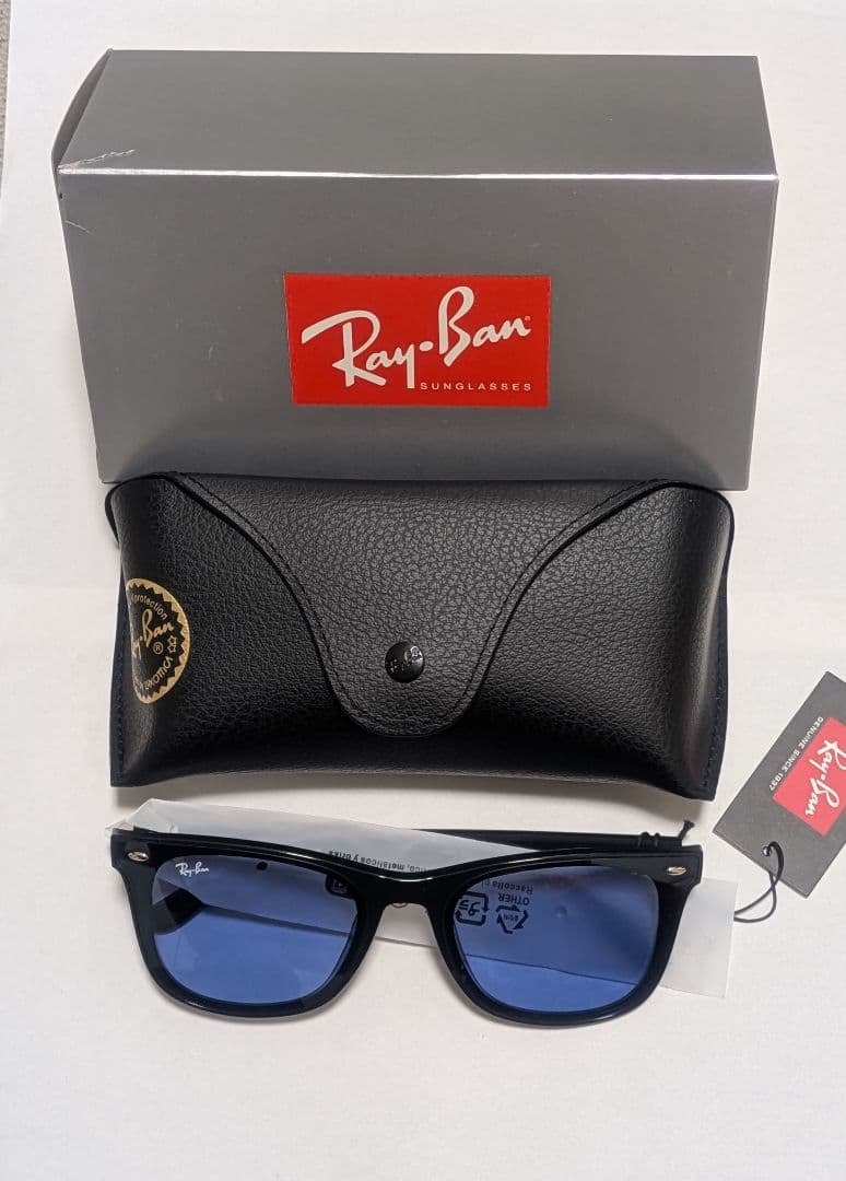 【新品】レイバン RB4391D 601/80 65サイズ ブルー サングラス