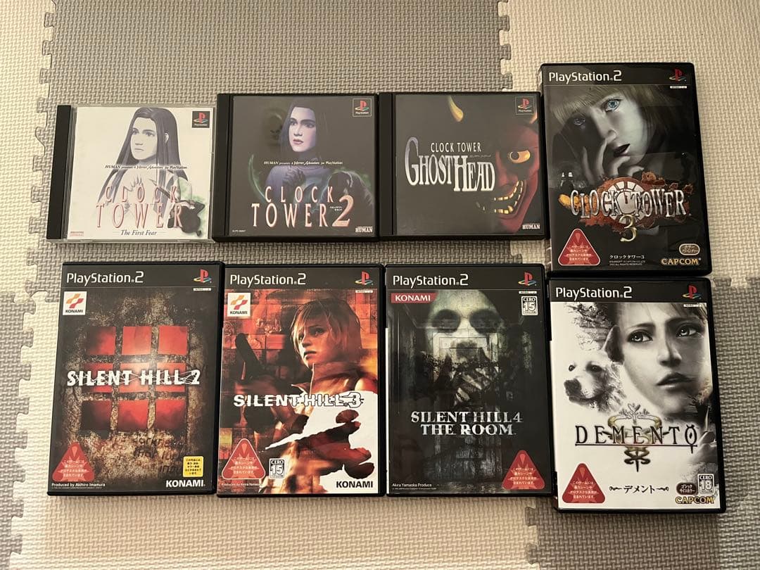 サイレントヒル 2 3 4 クロックタワー 4本 デメント　ps1 ps2
