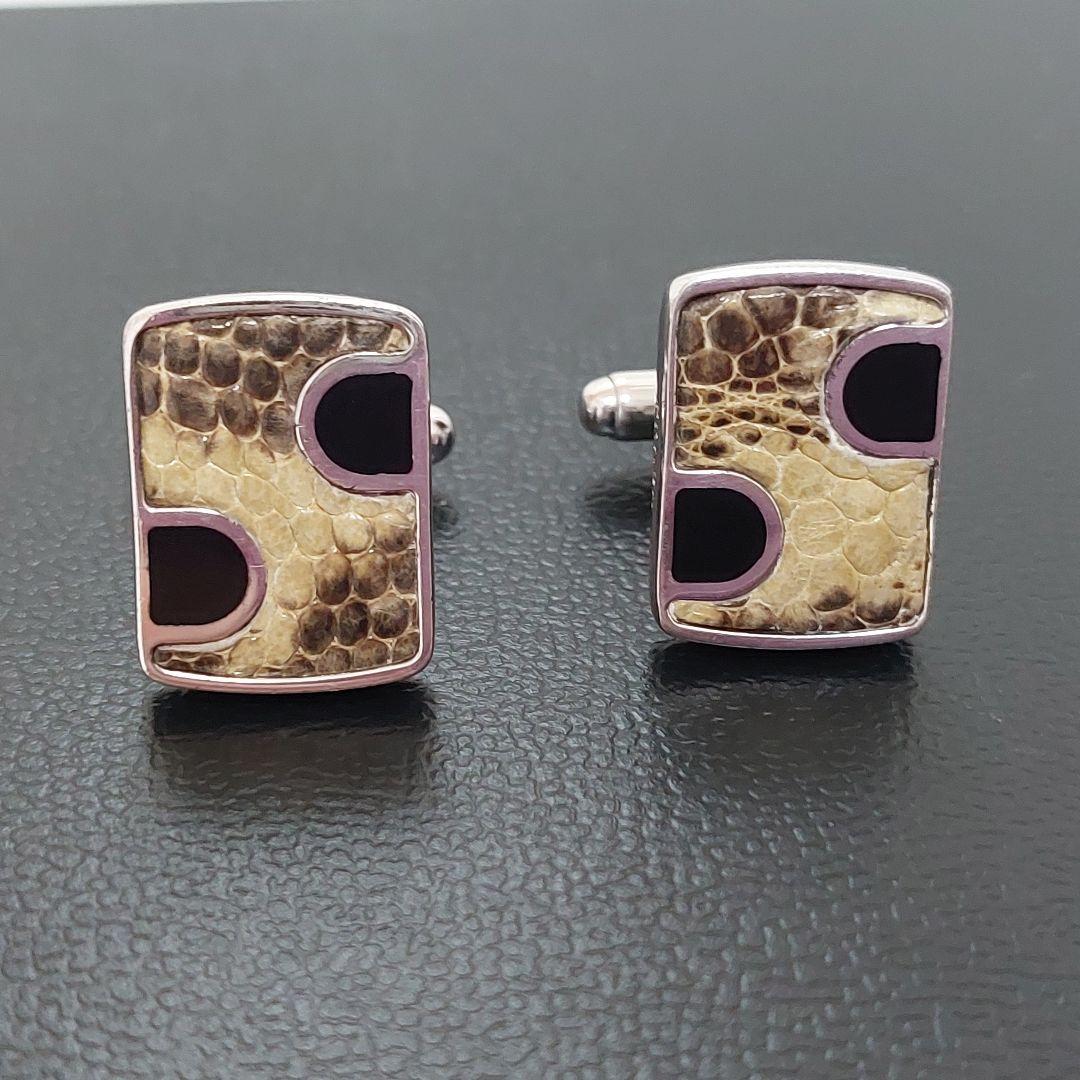 PRADA　プラダ　カフリンクス　カフス　蛇　925刻印