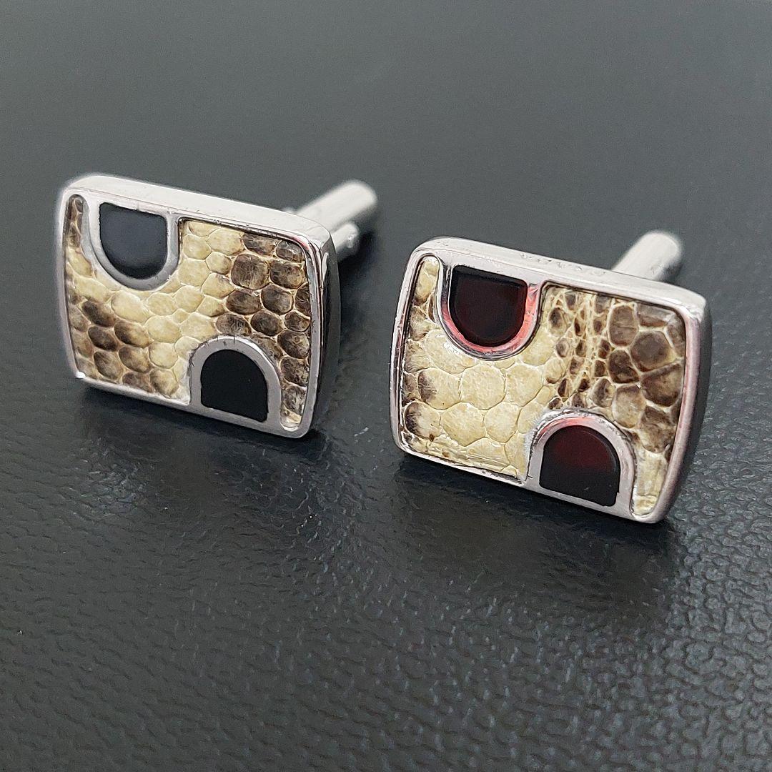 PRADA　プラダ　カフリンクス　カフス　蛇　925刻印