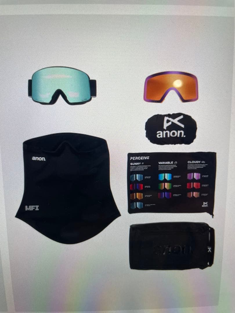 anon. 25-26 M6 BLACK ゴーグル ローブリッジ