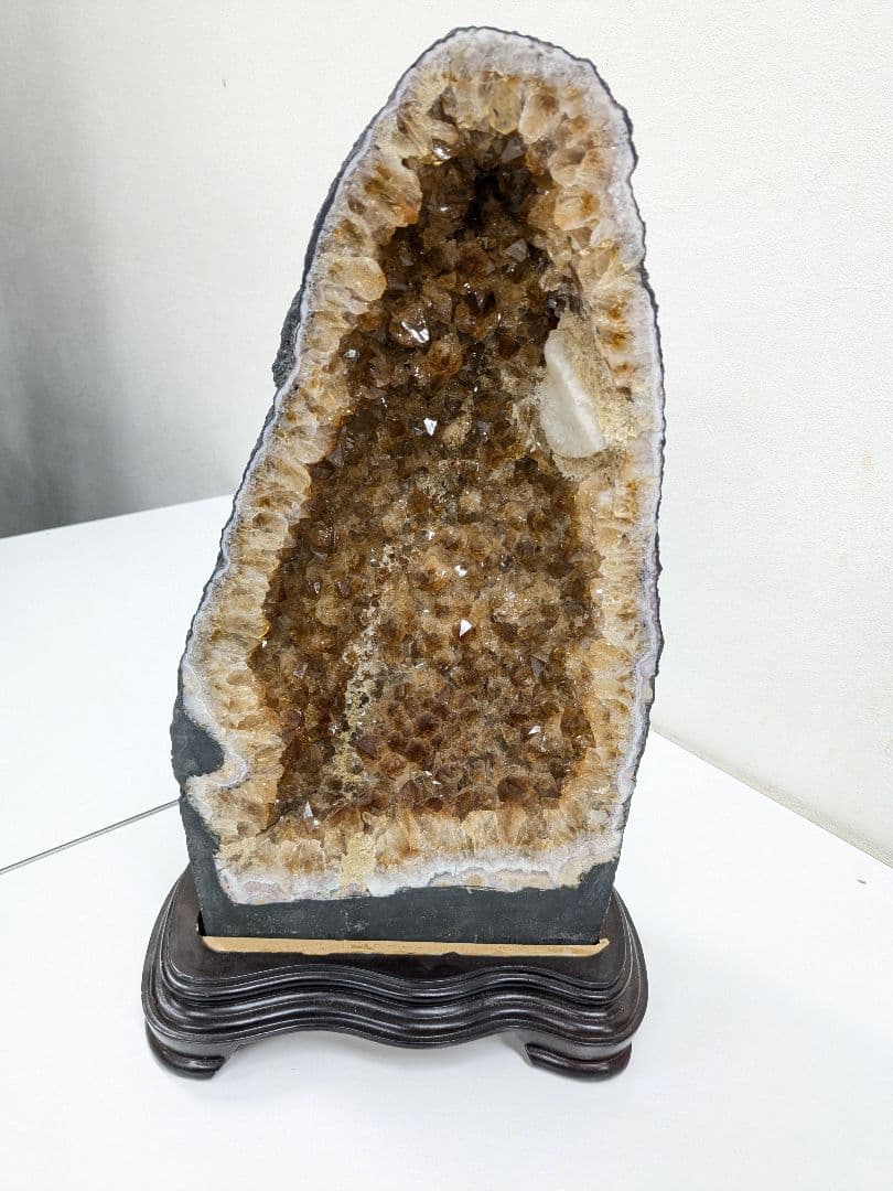 値下　シトリンドーム　高さ35cm