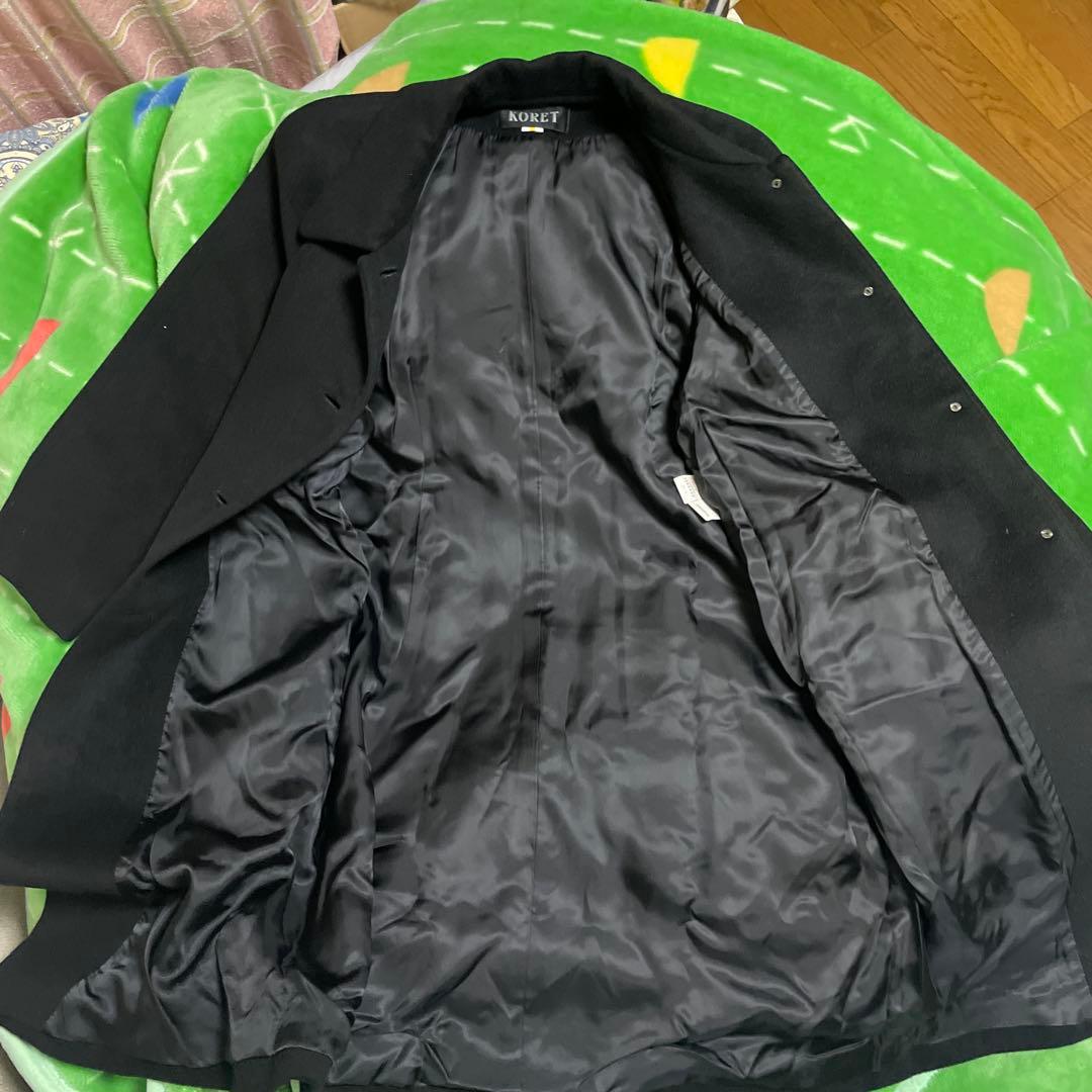 未使用★KORETカシミヤ100%チェスターコートＬレディース★マルイで購入