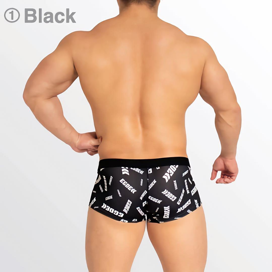 EGDE エッジ　ANIMA ボクサー　ローライズ　ロゴ　サポーター　M