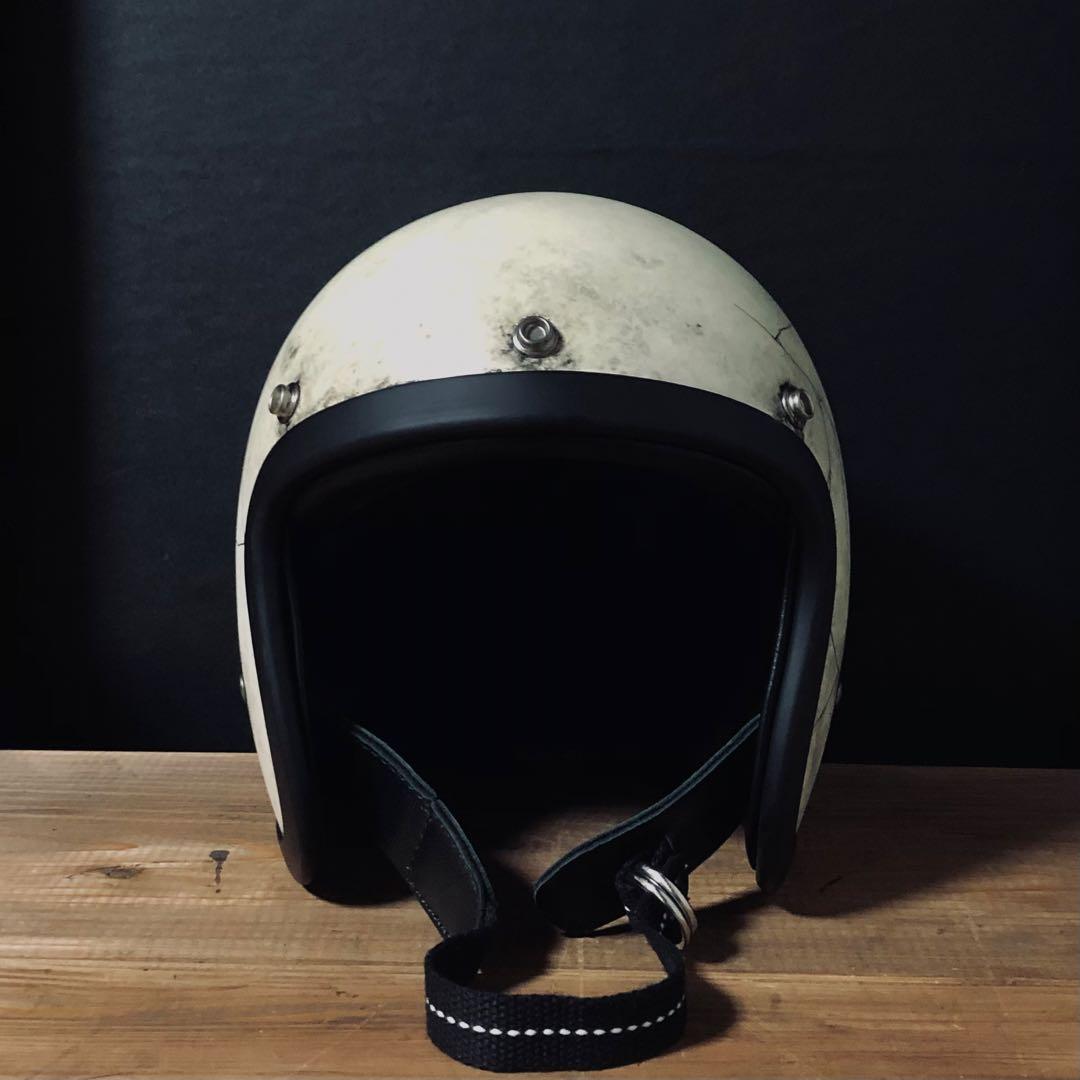 新品　500TX 小帽体　ジェットヘルメット　エイジング加工　カスタムペイント