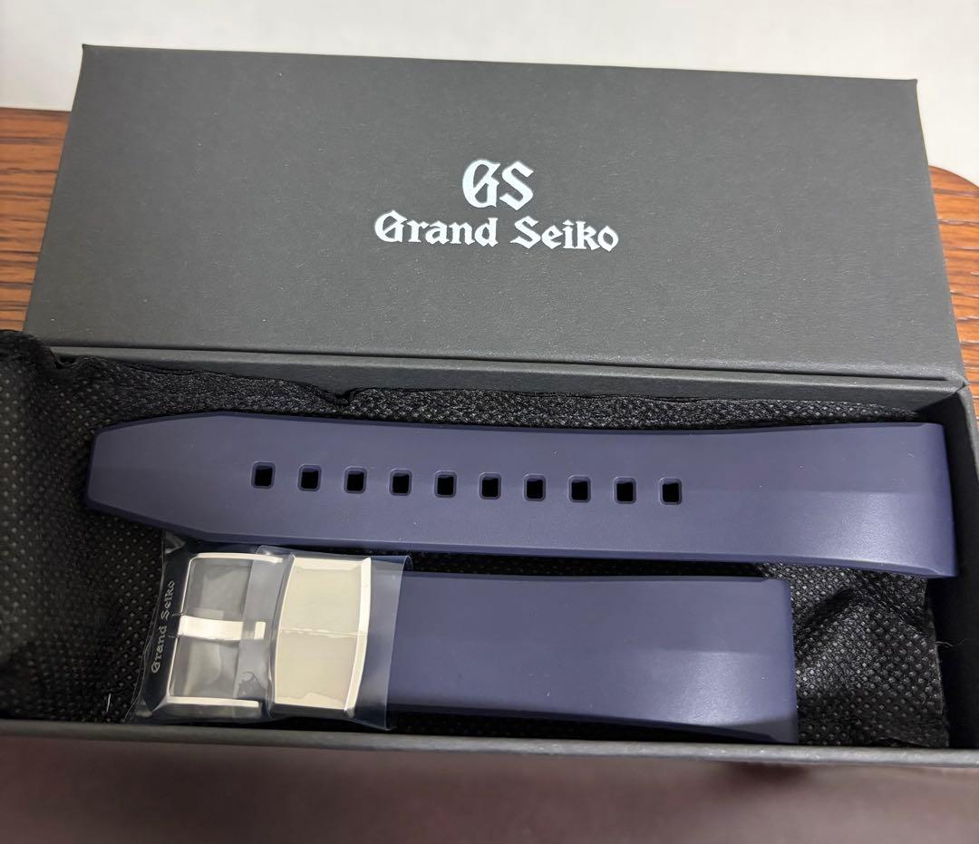 グランドセイコー　ラバーベルト　ネイビー23㎜