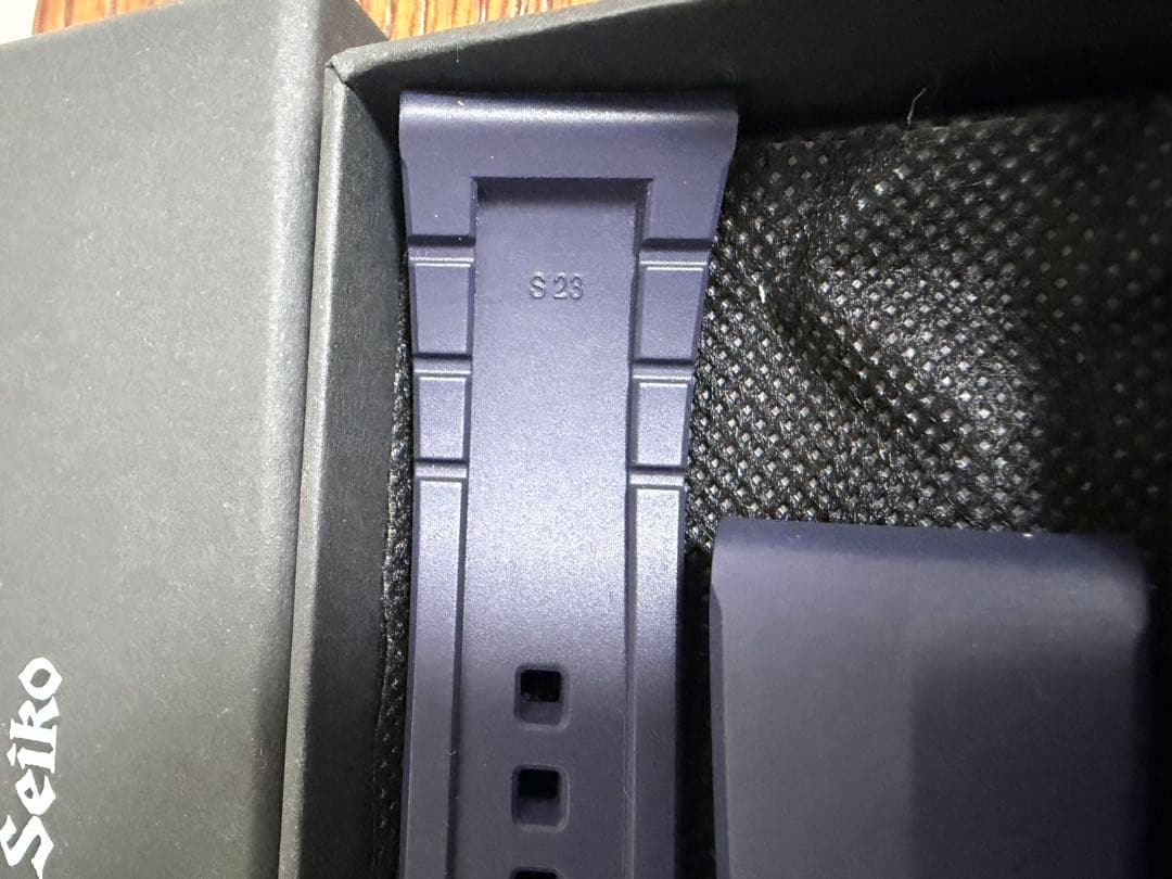 グランドセイコー　ラバーベルト　ネイビー23㎜