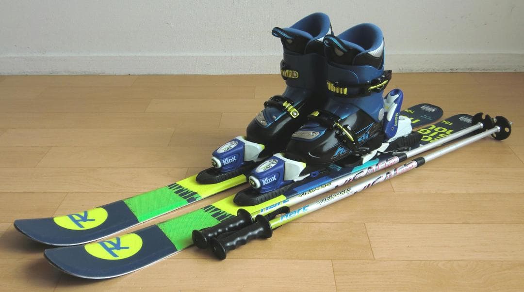 ■■11月限定■送料無料■ロシニョール■子供用スキー4点セット■104/20■■