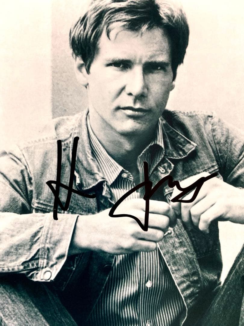 セール中…ハリソンフォード直筆サイン入り2Lサイズ写真…