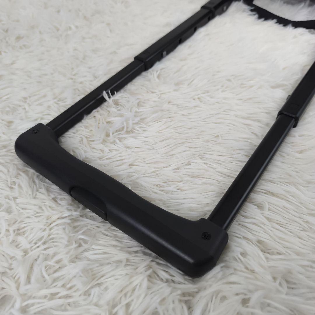 ✨極美品✨ スワニー キャリーバッグ 2way タータンチェック 光沢 黒銀