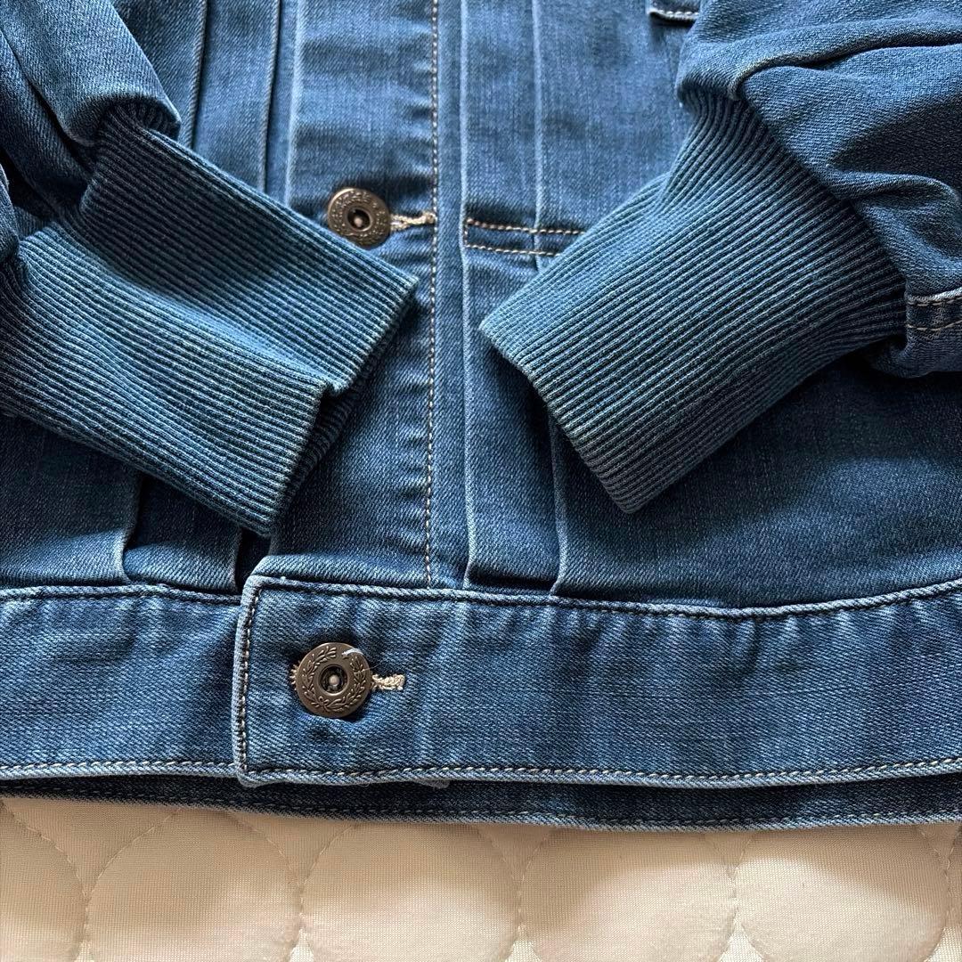 【新品タグ付】人気✴︎BEARDSLEY 袖パフGジャン　インディゴブルー