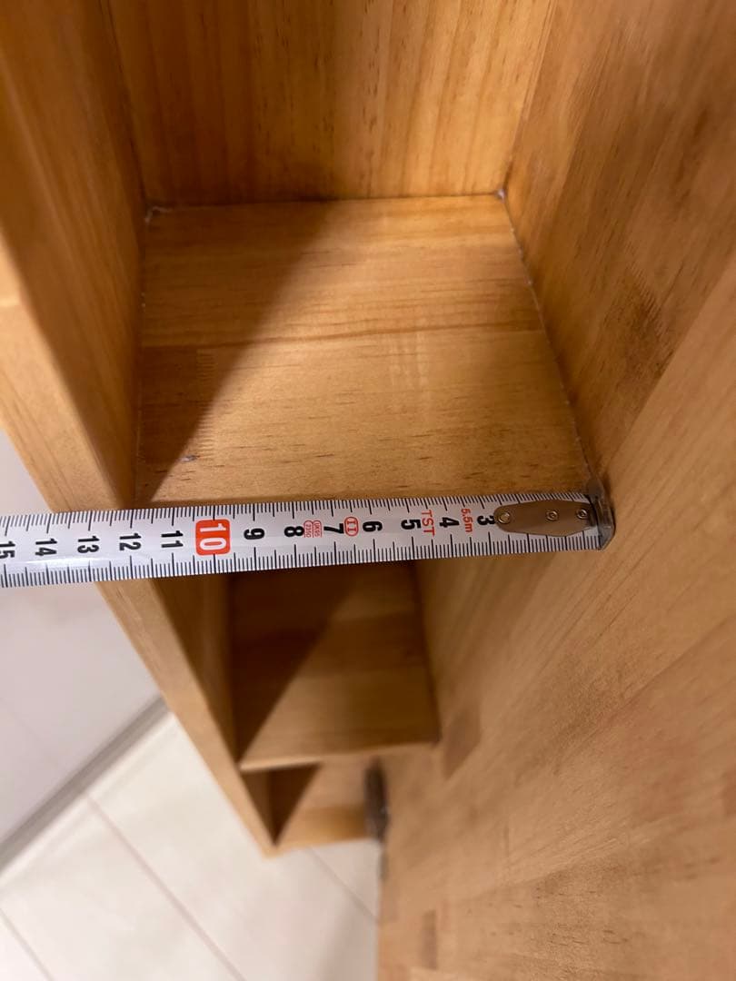 最終値下げ　隙間収納　トイレ収納　木製チェスト