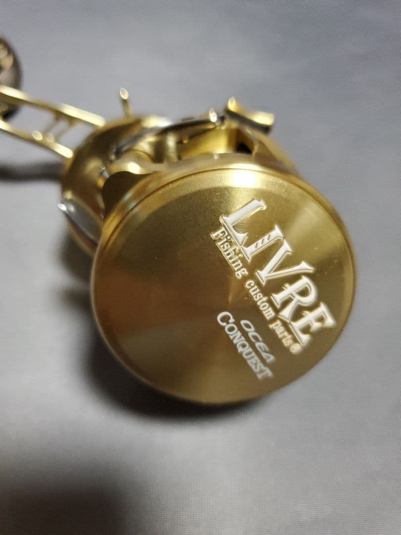 シマノ22オシアコンクエスト300XG　リブレCrazyoceanハンドル