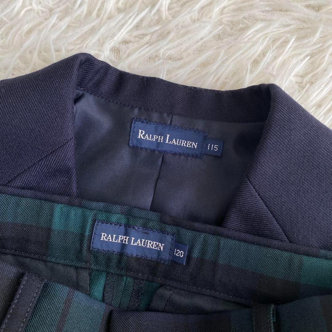 美品　ラルフローレン　4点セット　フォーマル　120スーツ　紺ブレ　ネクタイ