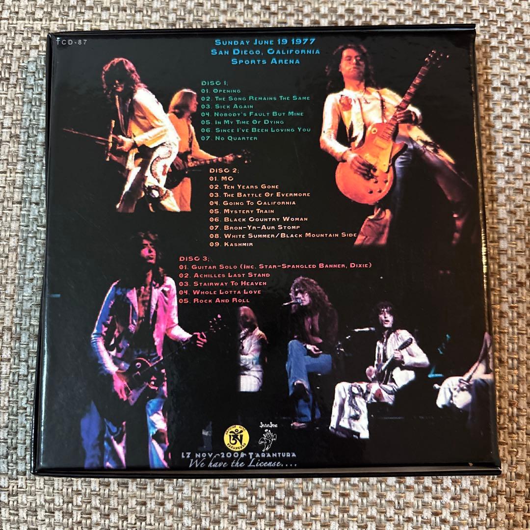 led zeppelin / 1977年6月19日サンディエゴ公演