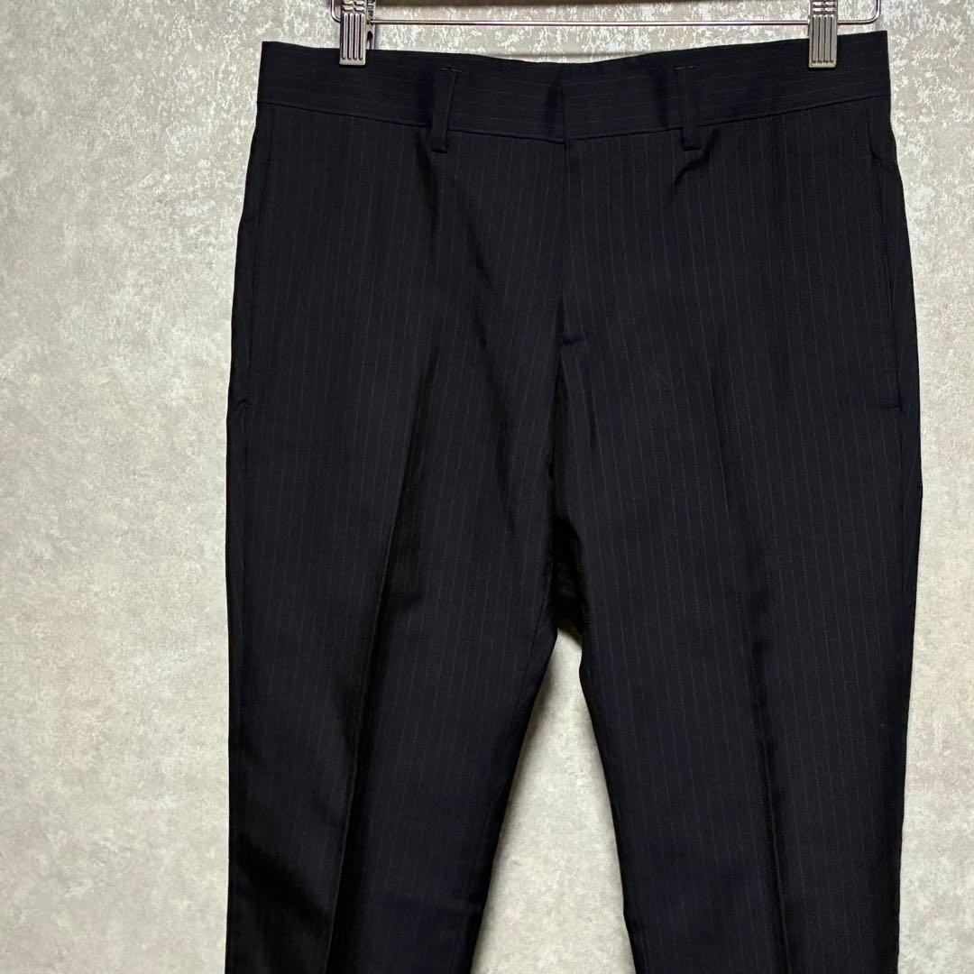 【美品】GUCCI グッチ　シルク　現行タグ　ネイビー　スーツ　セットアップ