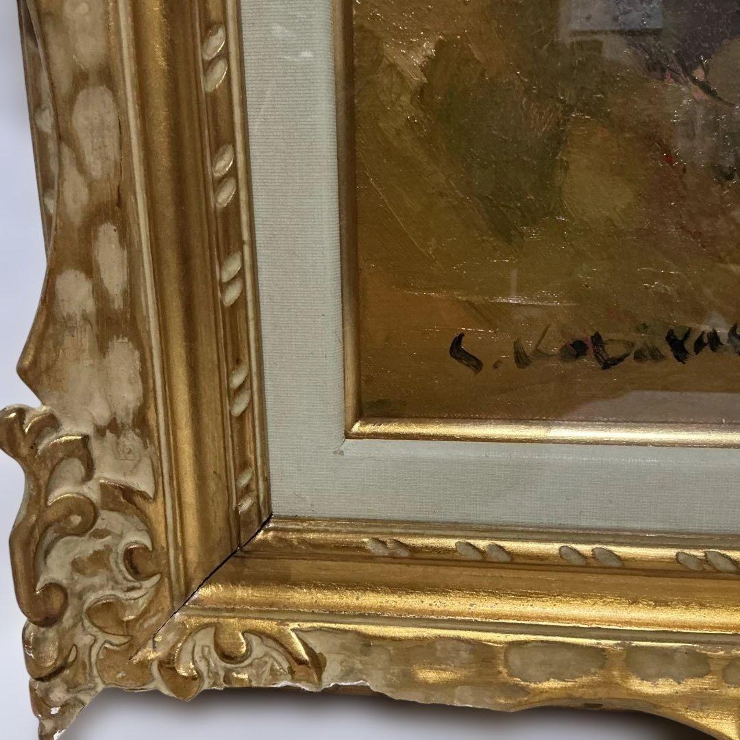 ねむさん専用　【真作】　（WISH） 小林慎太郎　『薔薇』　F６号　一期会会員