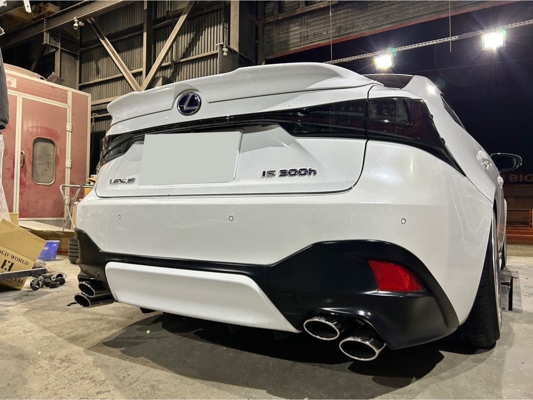 IS300h ワンオフマフラー 本日まで！