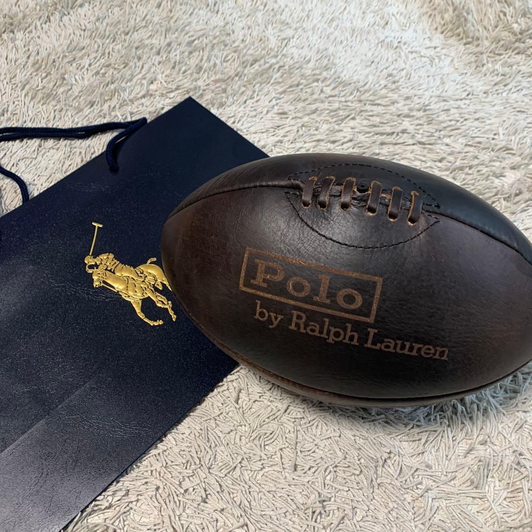 Poloラルフローレン 非売品ブラックラグビーボール 2025限定ノベルティ