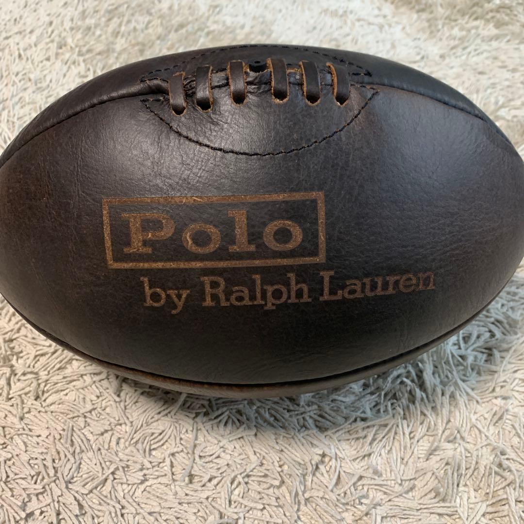 Poloラルフローレン 非売品ブラックラグビーボール 2025限定ノベルティ