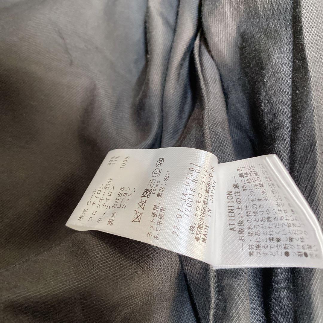 新品　DES PRÉS　ペイズリー柄　ノーカラージャケット　ヘビーフロッキー　Ｆ