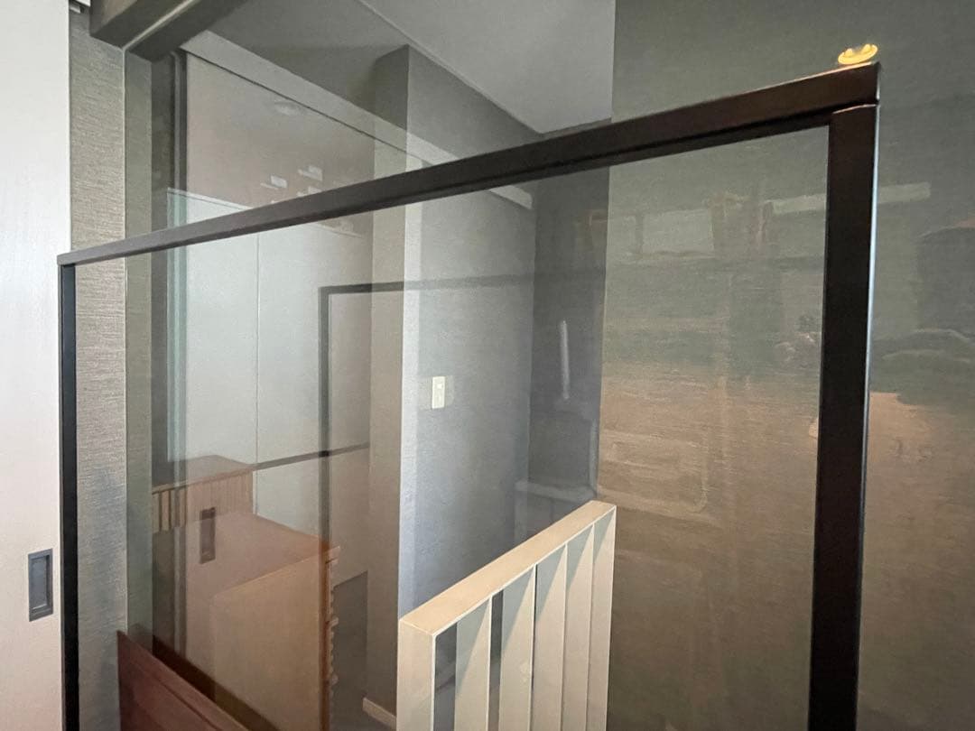 美品■KANADEMONOカナデモノ シンプルアイアン ハンガーラックW90cm