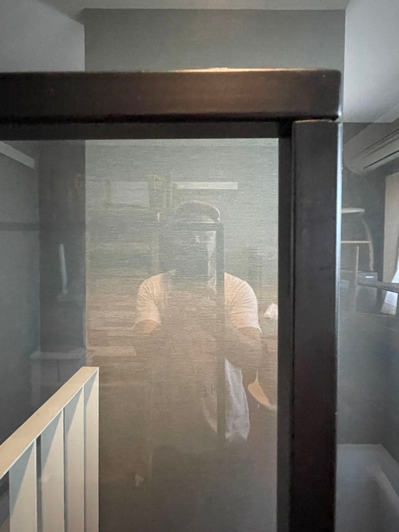 美品■KANADEMONOカナデモノ シンプルアイアン ハンガーラックW90cm