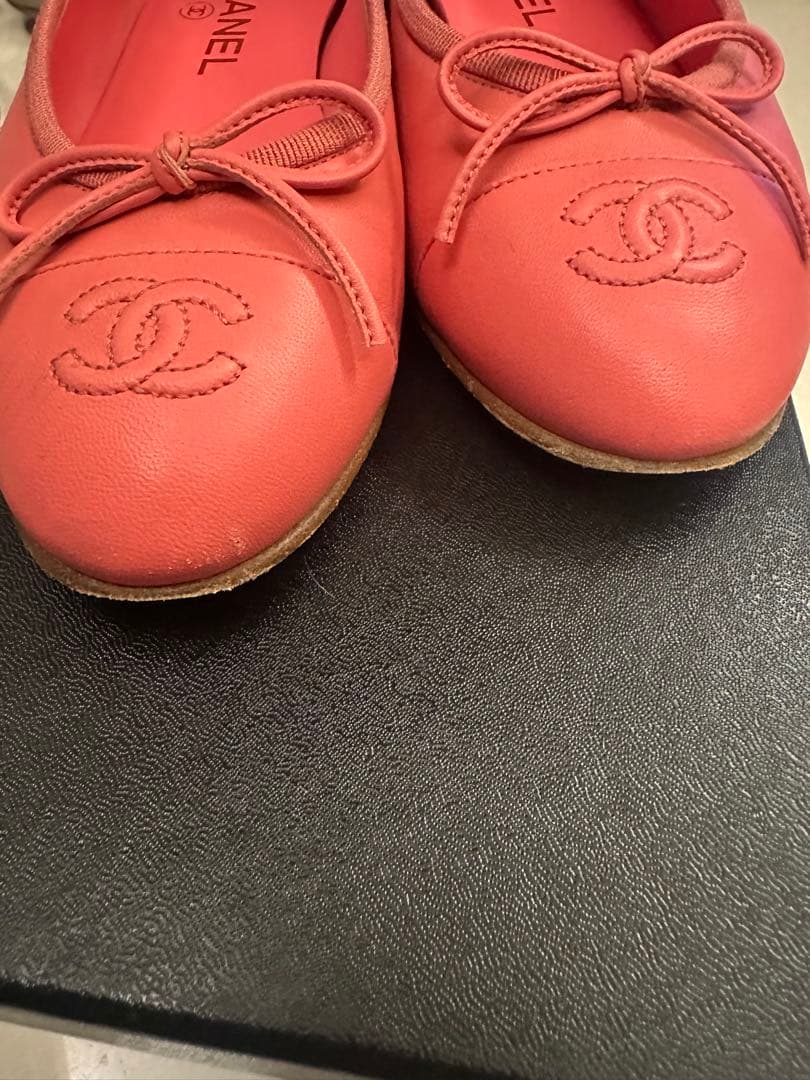 9月15日まで値下げ‼️CHANEL シャネル　バレリーナ　ピンク　37.5