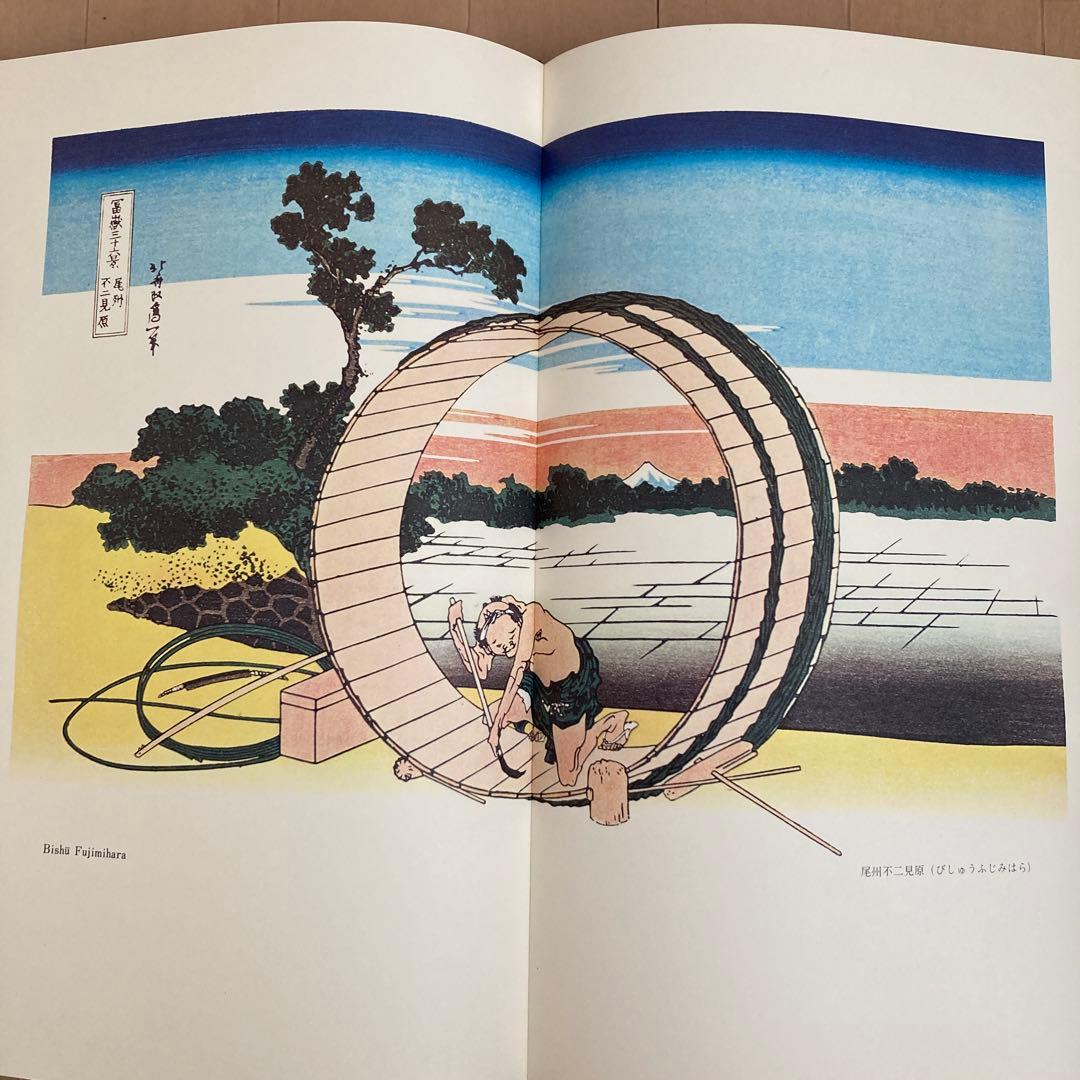 大錦富嶽三十六景　葛飾北斎　画集　凱風快晴